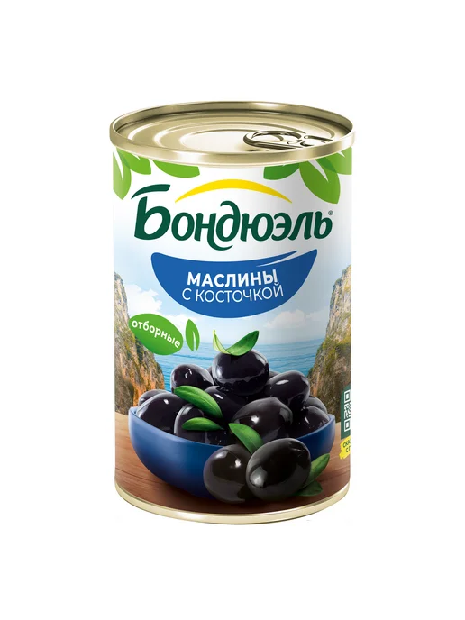 Маслины с косточкой, 300г